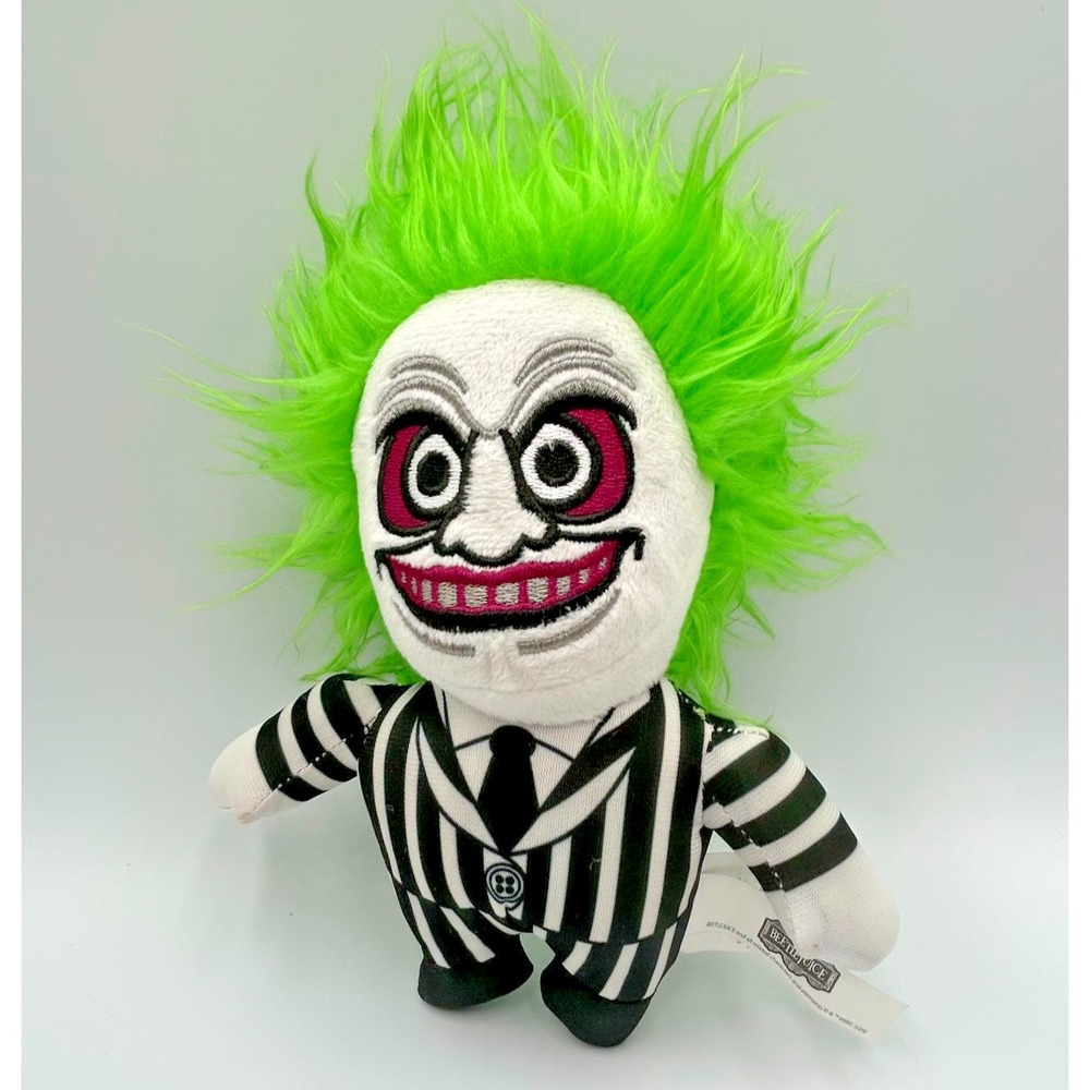 Ruz Tim Burton Beetlejuice‎ Plush Stuffed Toy 8" Beetleguise